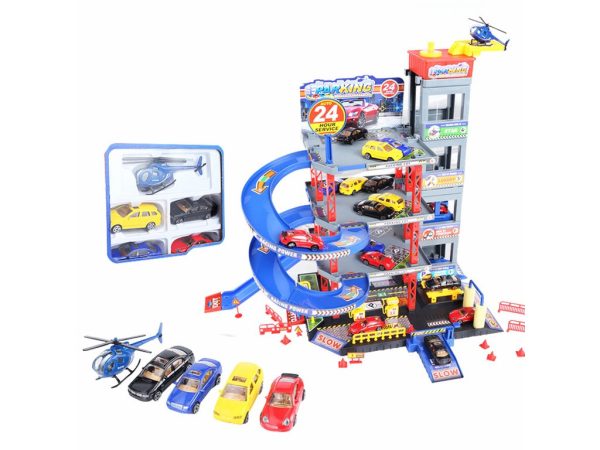 City Parking Playset 4+1